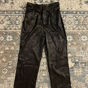 SHEIN black silk pants
